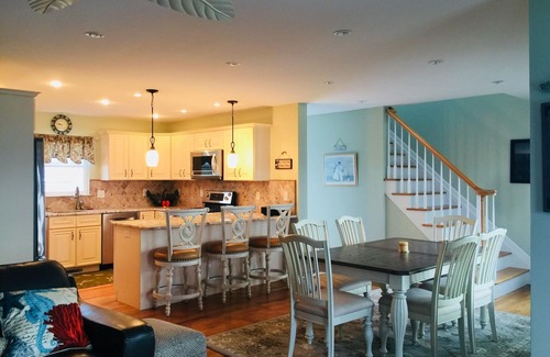 Beach Haven West House | Lagoon Front - Large dock for boating, swimming, fishing and crabbing .