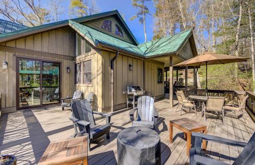 Lake Toxaway House | Lake Access and On-Site Creek Lake Toxaway Home!