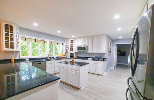Ortonville House | Lake Access Paradise w/PONTOON, Canoes, BBQ, FIRE PIT, Huge Deck, Volleyball