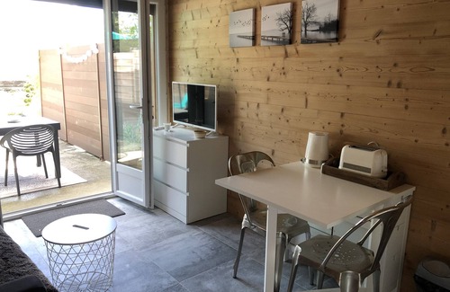 Cessenaz Apartment | Lake Annecy waterfront studio with paddles and bikes