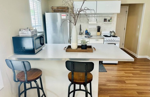 Michigan City Apartment | Lake Breeze Stylish Beach Boho 1BD w/Private Deck