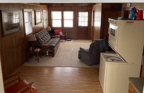 Fenwick Cottage | Lake Cabin with Dock, Deck and Beach on Long Lake