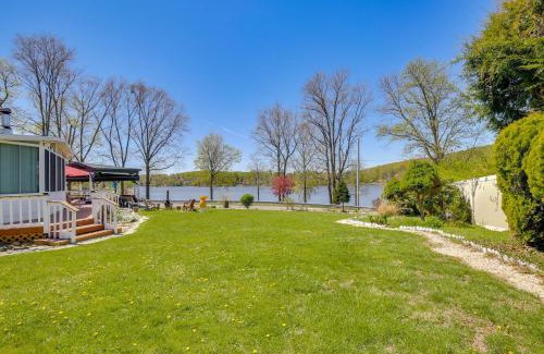 Lake Carmel House | Lake Carmel Access Waterfront Home with Deck!