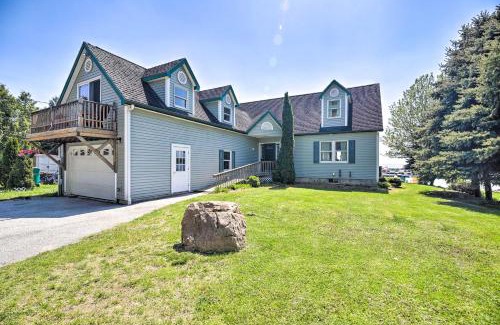 St. Albans House | Lake Champlain Home with Decks, Kayaks and Fire Pit!
