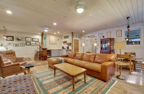 East Jordan House | Lake Charlevoix on the South Arm | Fire-pit | Private Dock | Secluded Getaway