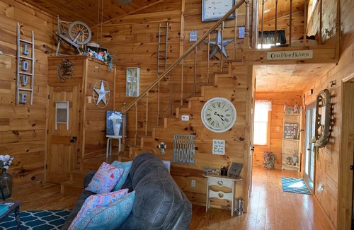 Sharps Chapel House | Lake Front Cabin in Private Cove with Covered Dock