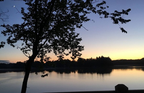 Irons Cottage | Lake front cottage on beautiful 290acre all sports Big Bass lake, Irons Michigan