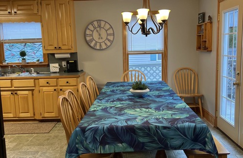 Westminster House | lake front, dock, hot tub, Clemson, 7 bedrooms, 7 baths, kayaks, waterfalls ,