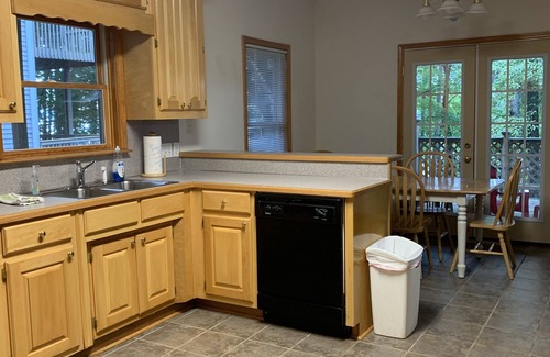 Westminster House | lake front, dock, hot tub, Clemson, 7 bedrooms, 7 baths, kayaks, waterfalls ,