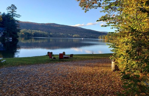 Ludlow House | Lake Front home on Lake Rescue. Sunset views, peaceful home with a private dock.