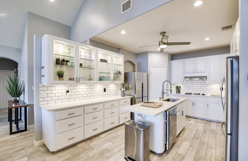 Highland Lake Estates House | Lake Front Home with Pool, Dock, Views, Sports Court, & Beautiful Sunsets!