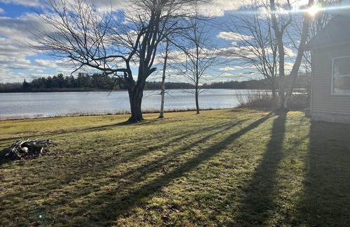 Trout Lake Cabin | Lake front Rustic Cabin in the UP, Snowmobile-ATV trails, Falls, Mackinaw Island