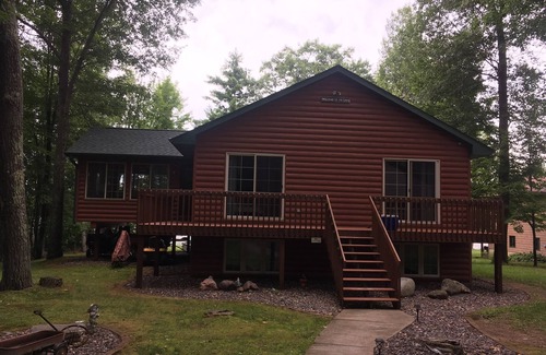 Chief Lake Cabin | Lake FrontHome Chippewa Flowage. Great swim area with gradual slope sandy lake