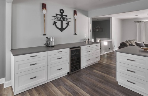 Country Club Estates House | Lake Geneva Home with bar and games in basement!