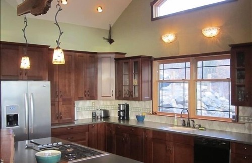 Putnam Station House | Lake George custom home 75 feet from the lakes edge!