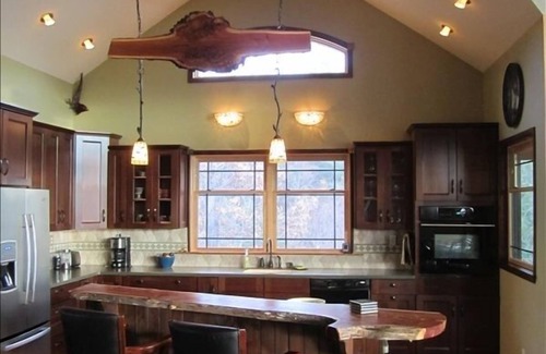 Putnam Station House | Lake George custom home 75 feet from the lakes edge!