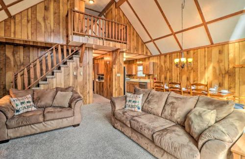 Lake Harmony Estates House | Lake Harmony Access Home with Game Room and Fire Pit!