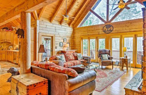 Martin House | Lake Hartwell Lodge with Dock, Theater and Hot Tub!
