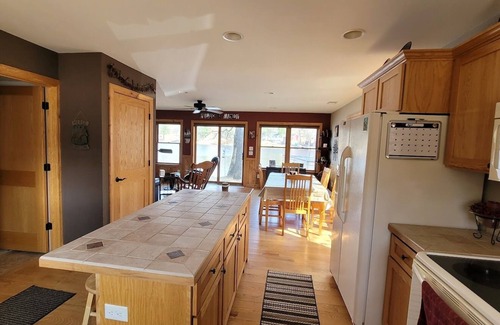 Wautoma Cottage | Lake home close to Nordic Mountain and area golf courses.