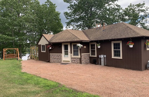 St Germain House | Lake Home on Little St. Germain with Lower Level Walkout