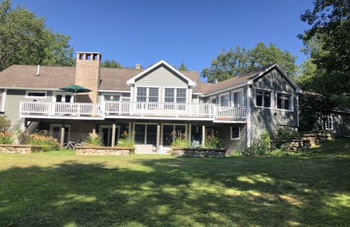 Waterboro House | LAKE HOME! HOT TUB, GYM, FREEgolf cart, 2 kitchens