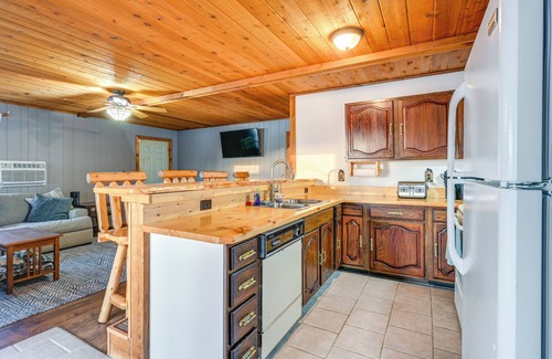 Lake House | Lake Home w/Dock + Fire Pit: Steps to Sandy Beach