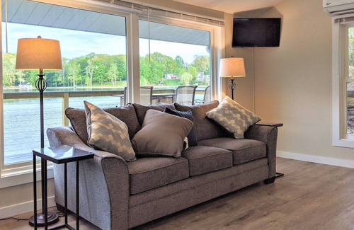 Bradley House | Lake home with large beautiful deck