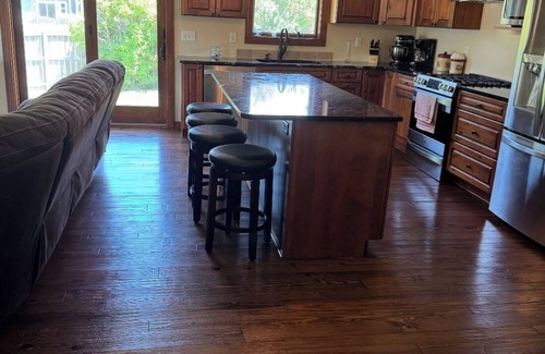 Silver Lake House | Lake House with Hot Tub, game room, huge yard, 1 mile from Silverlake Sand Dunes