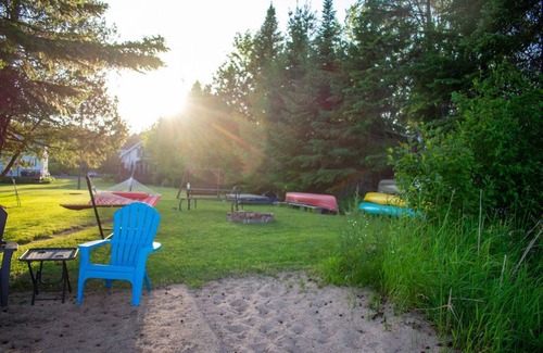 Chassell House | Lake House with private sandy beach.