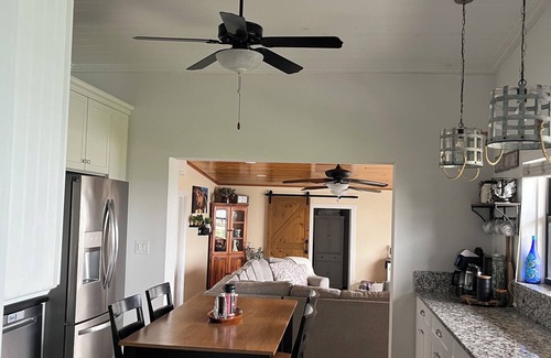 Sebring House | Lake Jackson beachfront home w/dock, pool table, close to restaurants/shops