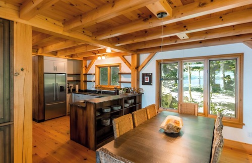 Muskoka Lakes Cottage | Lake Joe Retreat: 6-Bedroom Cottage & Boathouse w/Tennis Court & Scenic Trails
