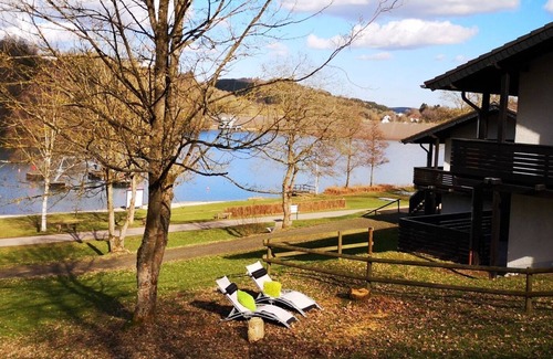 Kronenburg House | Lake keeper's house, unique, direct location on the shore of Lake Kronenburg, sauna