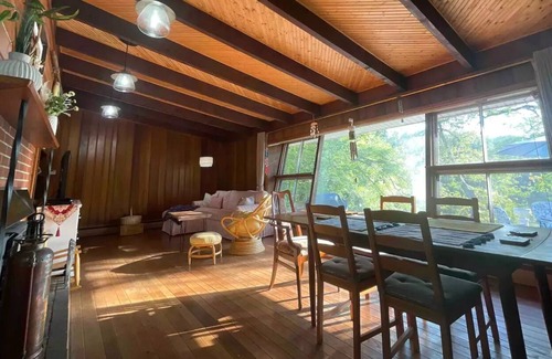 Medford Cabin | LAKE LIFE! Fishing/Kayak/Firepit/PizzaOven/Deck!