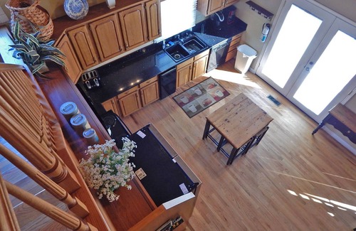 Garner Cove House | Lake Lure Lakefront-Pontoon Boat, Firepit, Game Rm, Dog OK