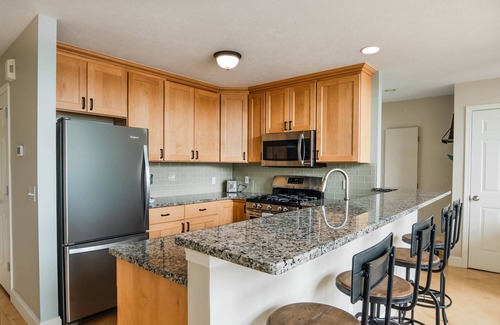 Manistee Condo | Lake Michigan Beach Condo with Boat Dock