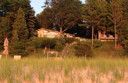 Manistee House | Lake Michigan Beachfront Home - Miles of Beach & Incredible Views