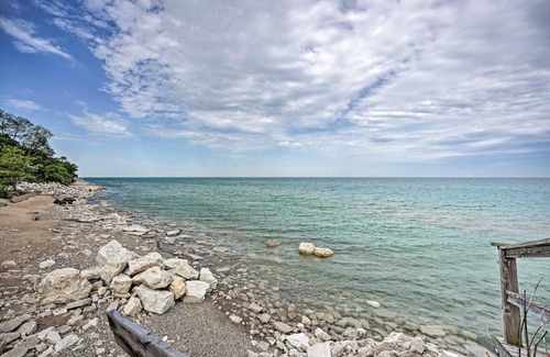 Michiana House | Lake Michigan Hideaway Pool, Steps to Beach!