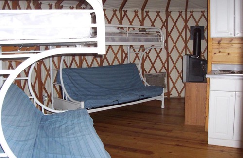 Oregon House Resort | Lake of the Springs Camping Resort Yurt 2