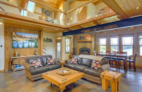 Sandpoint House | Lake Pend Oreille Oasis Home with Hot Tub and Games