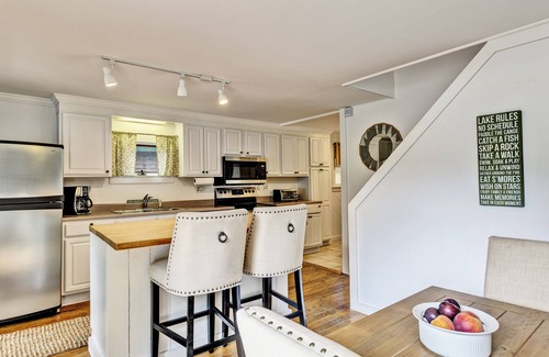 Newbury House | Lake Sunapee waterfront w/sandy bottom & private dock w/mountain views
