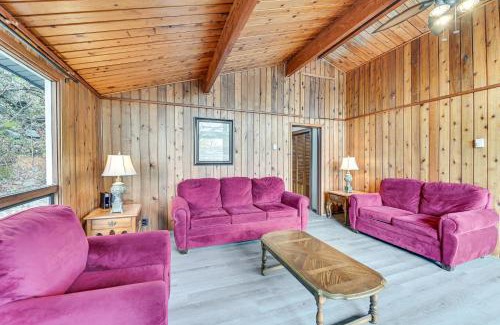 Hadley House | Lake-View Cabin with Furnished Deck in Hadley!