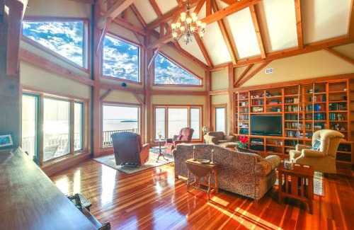 St. Albans House | Lake View Champlain Home with Hot Tub and Sauna!