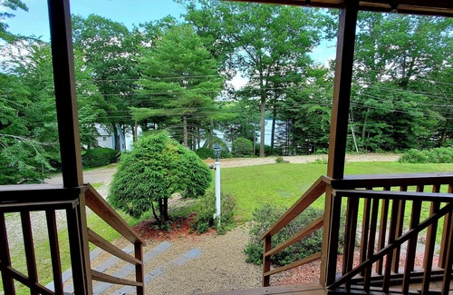 Sebago House | Lake View Cottage: Water access to Sebago Lake; Cozy winter escape