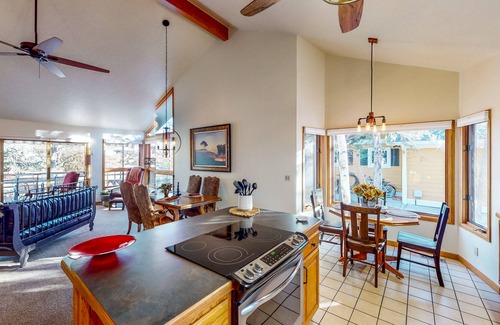 Greeley House | Lake-View Home with Gas Fireplaces, Deck & Grill, Dog-Friendly Yard