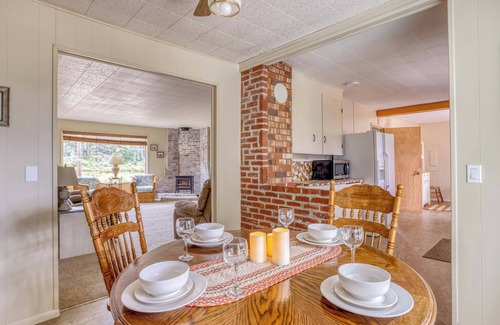 Nedonna Beach House | Lake View Single Level, Rockaway, King Suite, Game Room, 1 Block to Beach!