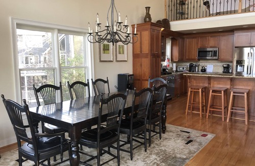 Dawsonville Ski Chalet | Lake views galore from balconies right on the lake and drought-proof deep water