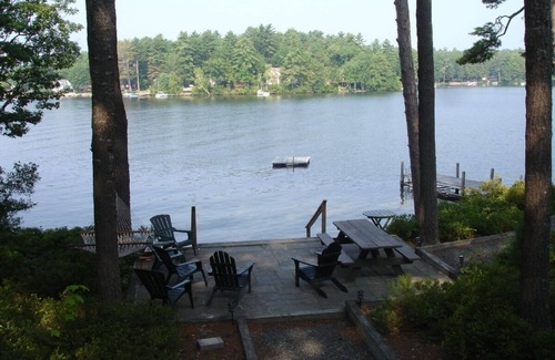 Moultonborough House | Lake Winnipesaukee Lakefront Home With Great Sandy Beach/Swim Area