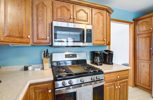Chippewa Falls House | Lake Wissota home with lakefront views, hot tub and large yard