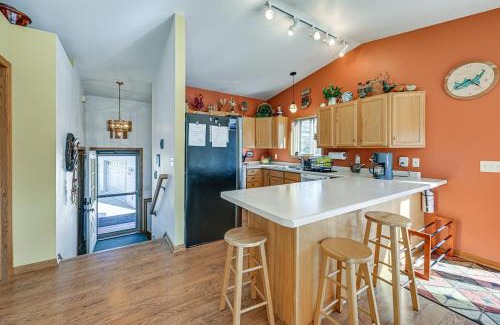 Lake Wissota House | Lake Wissota Home with Private Dock and Fire Pit!