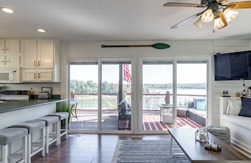 Falls of Rough House | Lakefront 3BR/2BA-Wake Up to Views, Private Master Suite, Deck & Firepits!